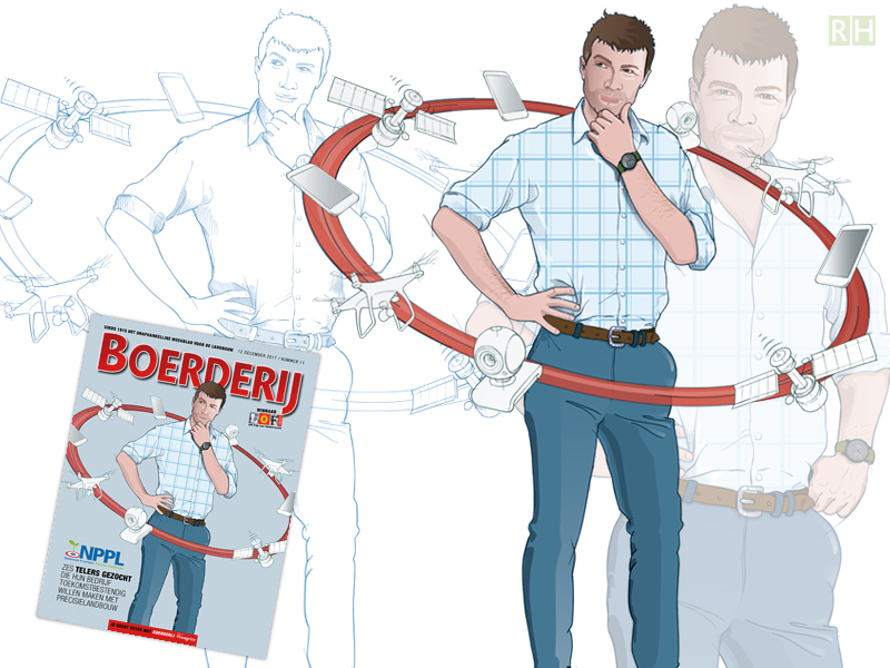 illustratie vakblad Boerderij